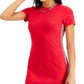 Vestido longo listrado feminino Tommy Jeans, vermelho, tamanho X-S