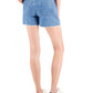 Tommy Jeans Feminino Chambray Cordão Recortado Shorts Azul Tamanho X-G