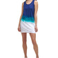 Vestido esportivo feminino Tommy Hilfiger com recortes ombré laranja tamanho grande