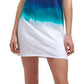 Vestido esportivo feminino Tommy Hilfiger com recortes ombré laranja tamanho grande