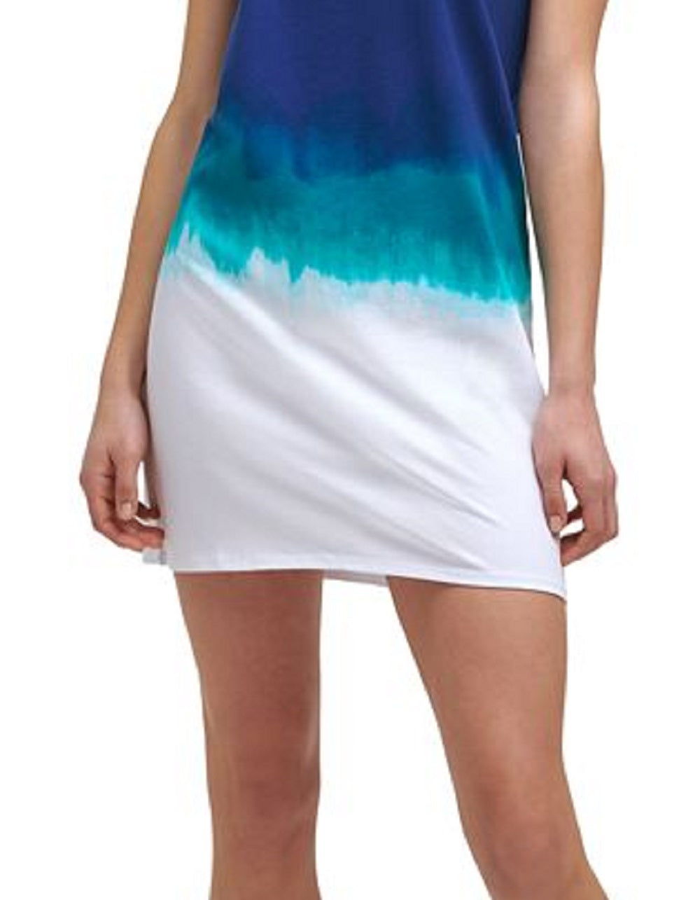 Vestido esportivo feminino Tommy Hilfiger com recortes ombré laranja tamanho grande