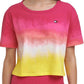 Camiseta Tommy Hilfiger Feminina com Recorte nas Costas e Ombré Rosa Tamanho XXG