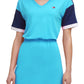 Vestido Tommy Hilfiger Feminino Colorblock Azul Tamanho X-G