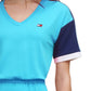 Vestido Tommy Hilfiger Feminino Colorblock Azul Tamanho X-G