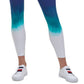 Leggings femininas Tommy Hilfiger Sport Ombre Length Azul Tamanho X-G