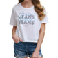 Calça Tommy Jeans Feminina Algodão Cropped Branca Tamanho X-G