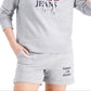 Tommy Jeans Feminino Amarração Bainha Canelada Punhos e Costuras Laterais Manga Longa Moletom com Capuz Cinza Tamanho Médio