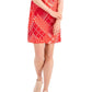 Vestido Tommy Jeans Feminino Patchwork Slip Vermelho Tamanho P