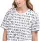 Camiseta Tommy Jeans Feminina Estampada em Algodão Branca Tamanho X-G