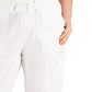Calça reta feminina Tommy Hilfiger, branca, tamanho 0X
