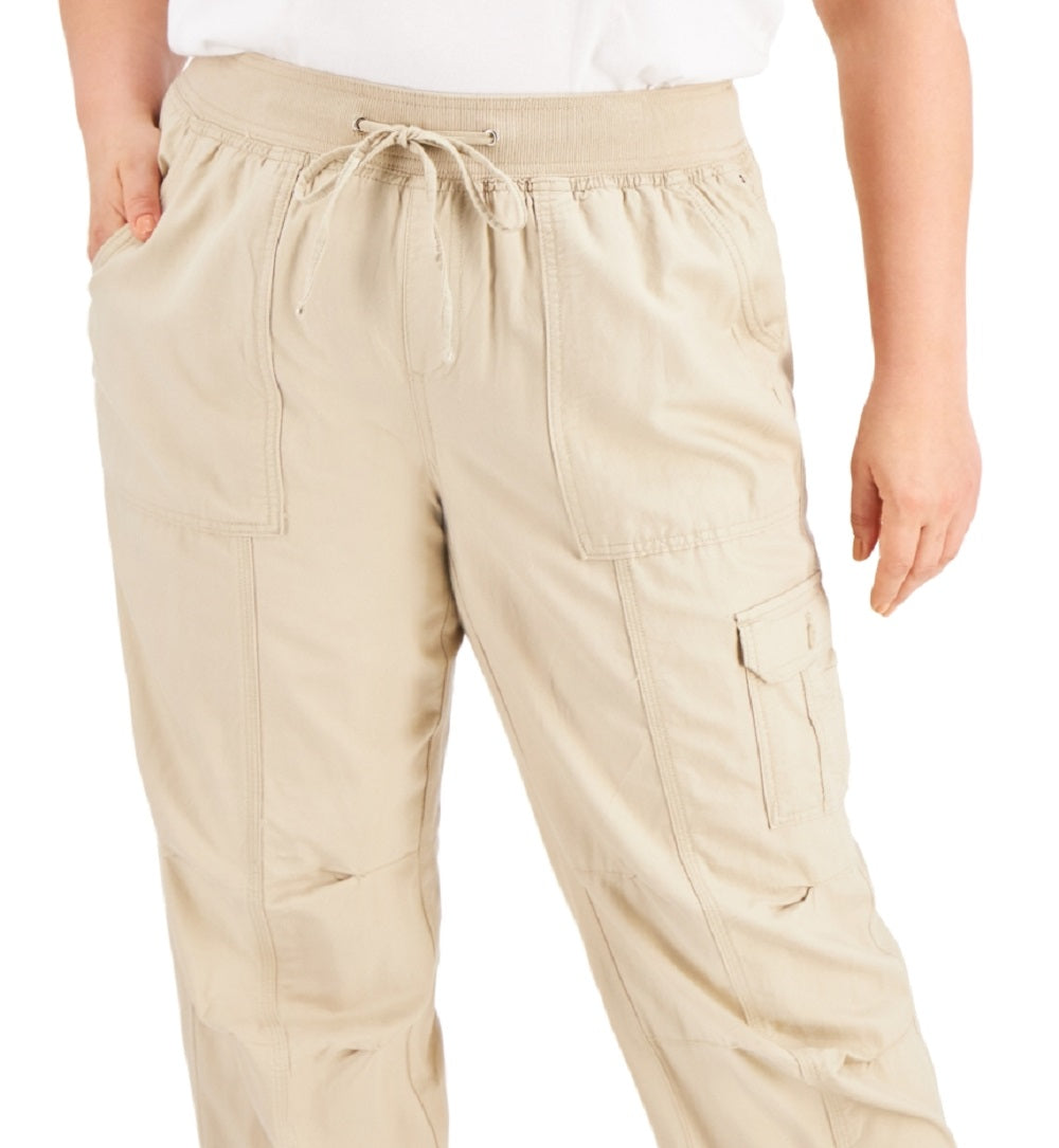 Calça cargo feminina Tommy Hilfiger marrom tamanho 3X