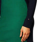 Vestido com capuz Tommy Hilfiger Plus Colorblocked feminino - Verde, tamanho 2X