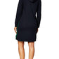 Vestido com capuz Tommy Hilfiger Plus Colorblocked feminino - Verde, tamanho 2X