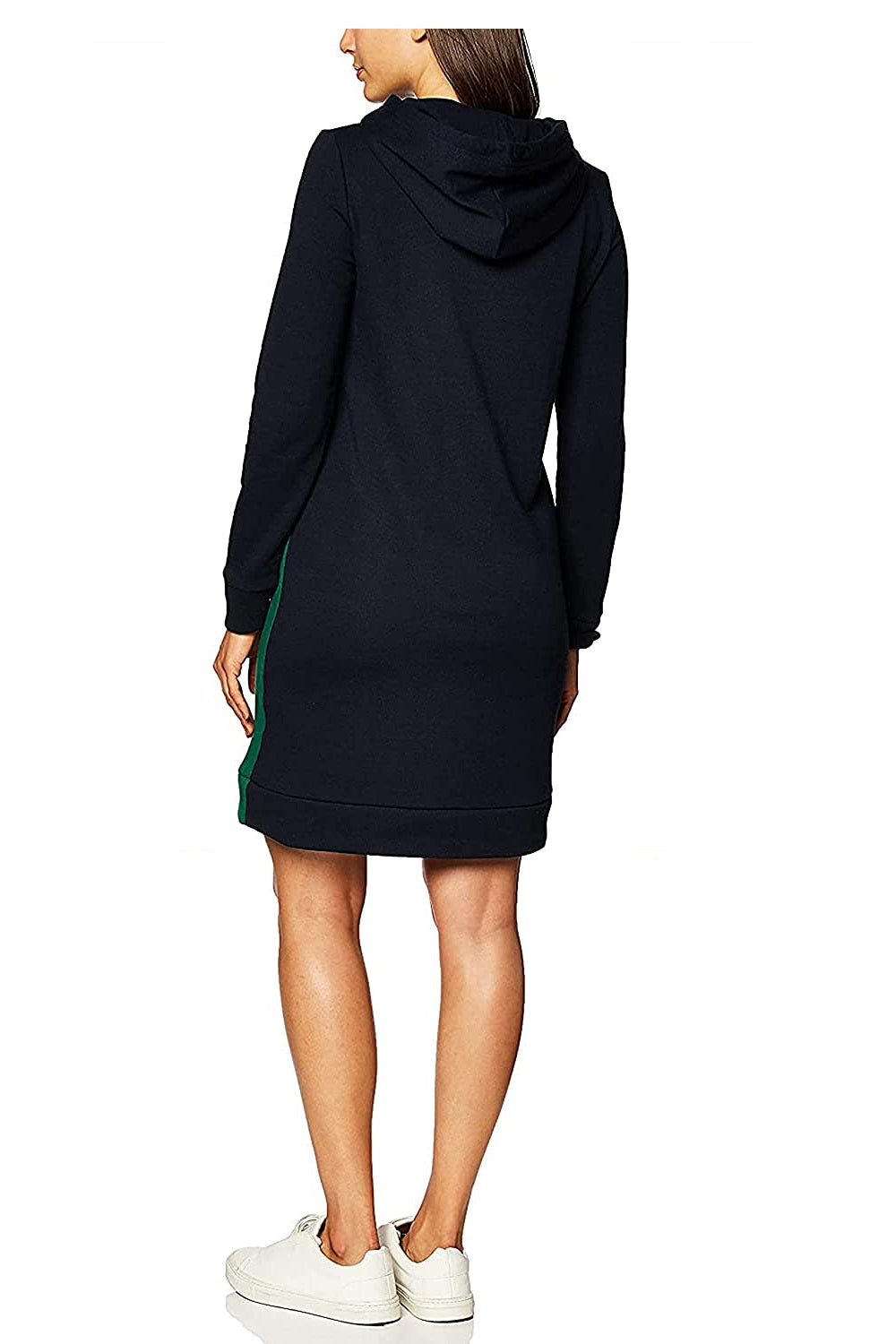 Vestido com capuz Tommy Hilfiger Plus Colorblocked feminino - Verde, tamanho 2X