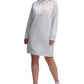 Vestido com capuz Tommy Hilfiger feminino com blocos de cores cinza, tamanho 1X
