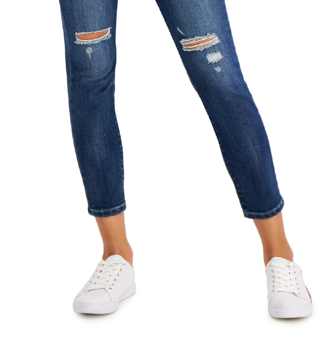 Calça jeans skinny rasgada feminina Tommy Jeans azul tamanho 27