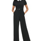 Macacão Tommy Hilfiger Feminino com Gola e Cinto Preto Tamanho 12
