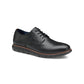 Johnston &amp; Murphy Sapatos sociais masculinos Milson com bico liso, pretos, tamanho 10,5 M