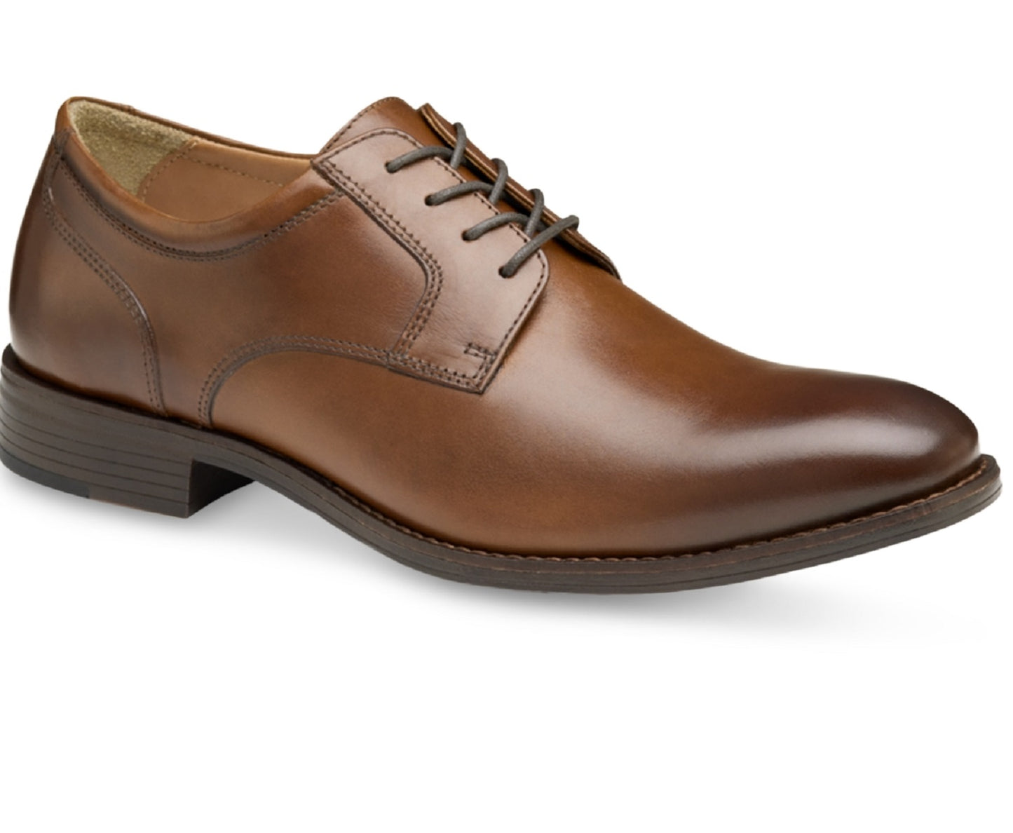 Bota masculina Johnston &amp; Murphy Lewis com bico liso, marrom, tamanho 10,5 M