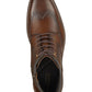 Bota Garrison Wingtip com zíper lateral masculina Johnston &amp; Murphy, marrom, tamanho 11,5 M