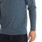 Camiseta masculina de manga comprida com estampa gráfica Wilderness Guide da Marmot, azul, tamanho pequeno