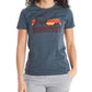 Camiseta feminina Marmot Coastal azul tamanho X-G