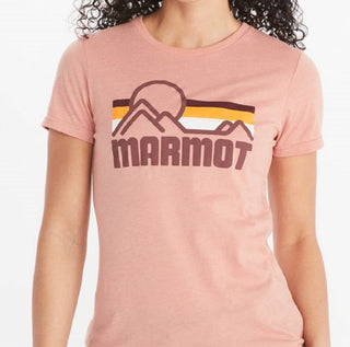 Camiseta feminina Marmot Coastal rosa