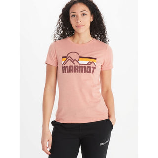 Camiseta feminina Marmot Coastal rosa