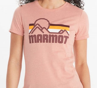 Camiseta feminina Marmot Coastal rosa