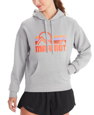 Moletom com capuz feminino Marmot Coastal cinza tamanho X-G