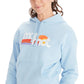 Moletom com capuz feminino Marmot Oceanside Graphic Print Azul Tamanho X-G