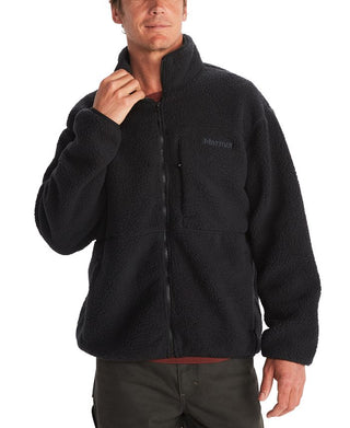 Jaqueta de lã Aros masculina Marmot preta tamanho grande