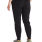 Calça de moletom feminina Marmot com logo, preta, tamanho pequeno