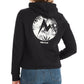 Moletom com capuz feminino Marmot Daisy Logo Graphic de peso médio, preto, tamanho grande