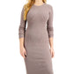 Vestido suéter com botões Shae GUESS feminino roxo tamanho X-G