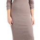 Vestido suéter com botões Shae GUESS feminino roxo tamanho X-G