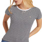Camiseta Guss Feminina com Logo para Bebê, Manga Curta, Cinza, Tamanho Grande