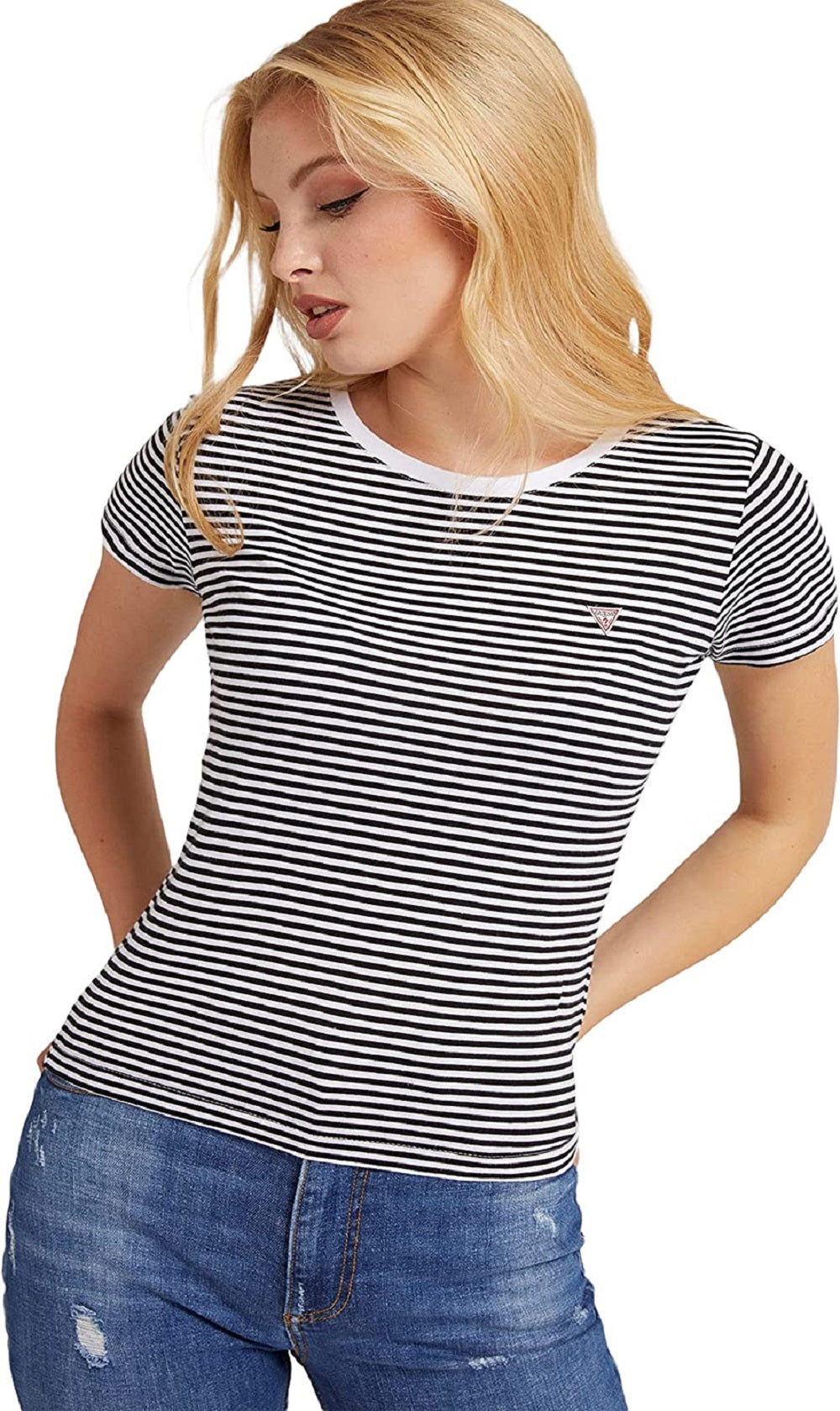 Camiseta Guss Feminina com Logo para Bebê, Manga Curta, Cinza, Tamanho Grande