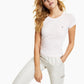 Camiseta feminina GUESS com logotipo para bebês Love Song rosa - tamanho pequeno