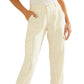 Calça cargo chino Bowie feminina GUESS, branca, tamanho 28