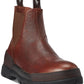 Polo Ralph Lauren Masculino Treaded Comfort Oslo Bico Redondo Cunha Couro Chelsea Marrom Tamanho 11,5 D