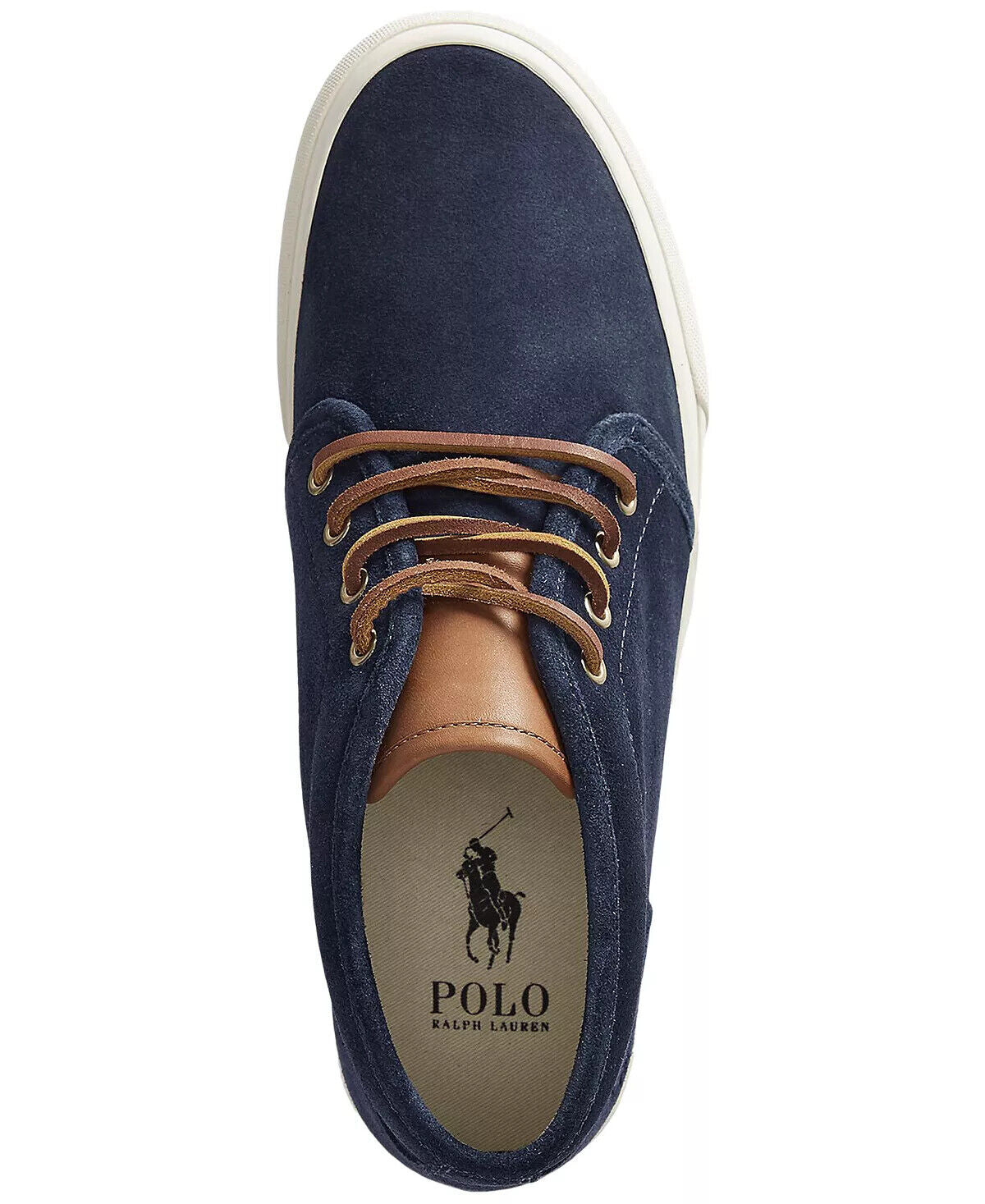 Tênis Ralph Lauren Keaton Chukka Boot Masculino Azul Tamanho 9 D
