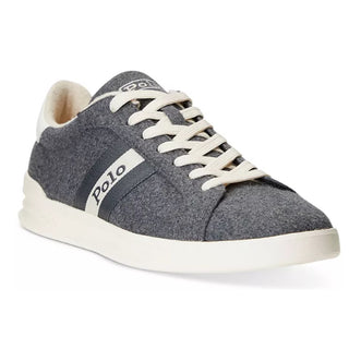 Polo Ralph Lauren Men's Heritage Court II Sneaker Gray