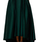 Vestido de baile Betsy &amp; Adam feminino de cetim alto e baixo, verde, tamanho 10