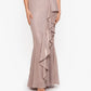 Vestido Betsy &amp; Adam Feminino Ombro a Ombro Brilho Rosa Tamanho 10