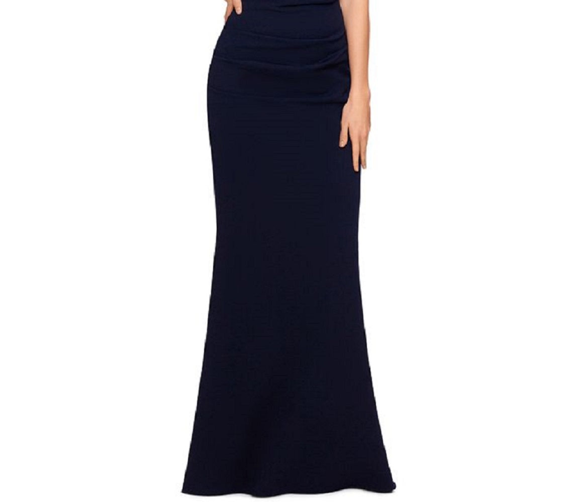 Vestido feminino Betsy &amp; Adam com mangas com contas, azul, tamanho 4