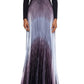 Vestido plissado com decote em V Betsy &amp; Adam para mulheres, preto, tamanho 10, pequeno