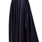 Blondie Nites Junior's Illusion Applique Charmeuse Vestido Preto Tamanho 0
