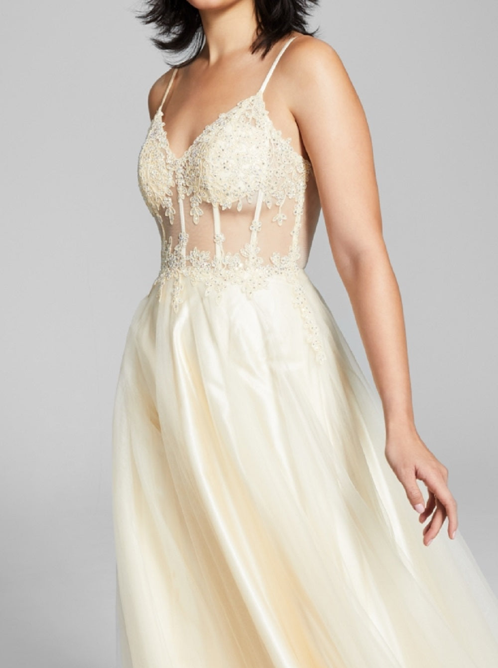 Vestido corpete infantil Blondie Nites amarelo tamanho 5