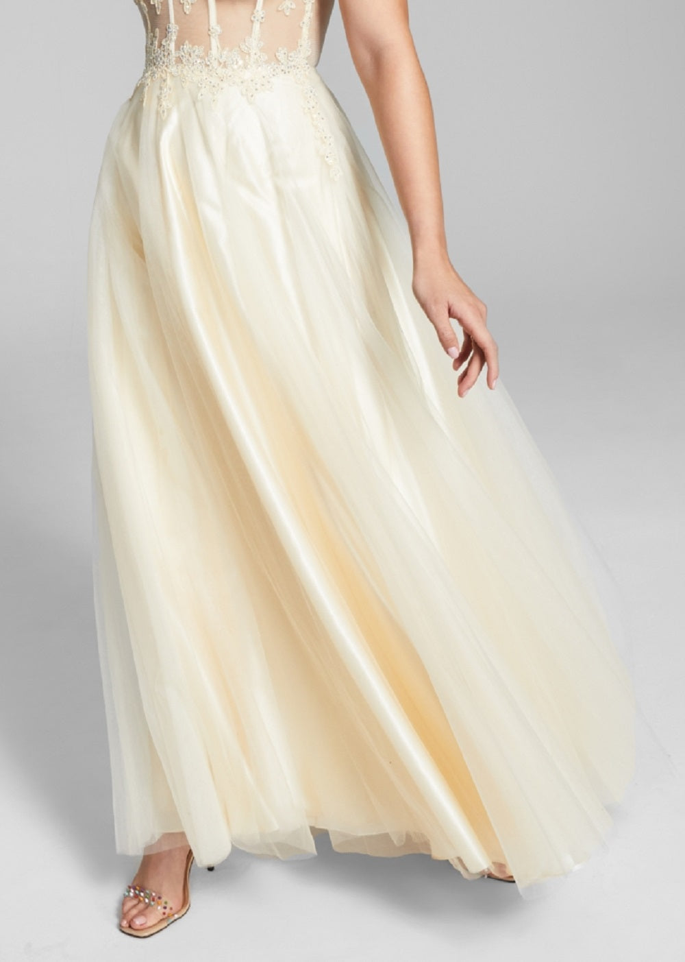 Vestido corpete infantil Blondie Nites amarelo tamanho 5